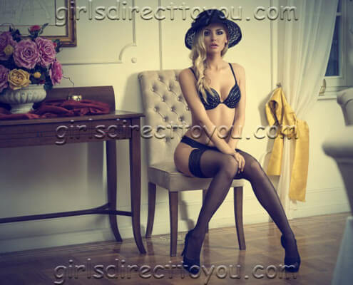 Las Vegas Escorts | Carmen Sitting Hat Photo | Girls Direct To You